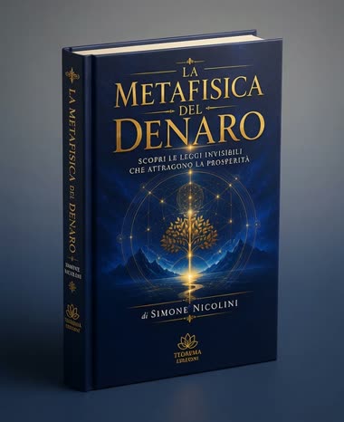 Copertina del libro La Metafisica del Denaro di Simone Nicolini